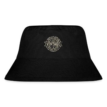 2001 Born Birthday Year of birth vintage - Stanley/Stella Recycled Bucket Hat - black - Front