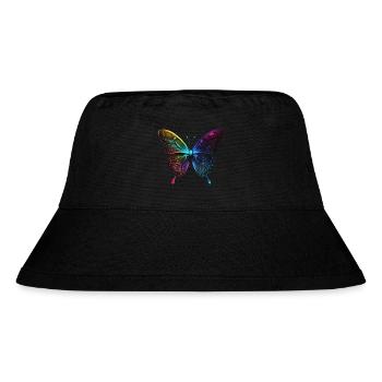 PRETTY BUTTERFLY - Stanley/Stella Recycled Bucket Hat - black - Front