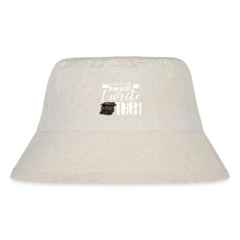 Bücher Writer Schriftsteller Beruf Schreibmaschine - Stanley/Stella recycelter Bucket Hat - Naturweiß - Vorne