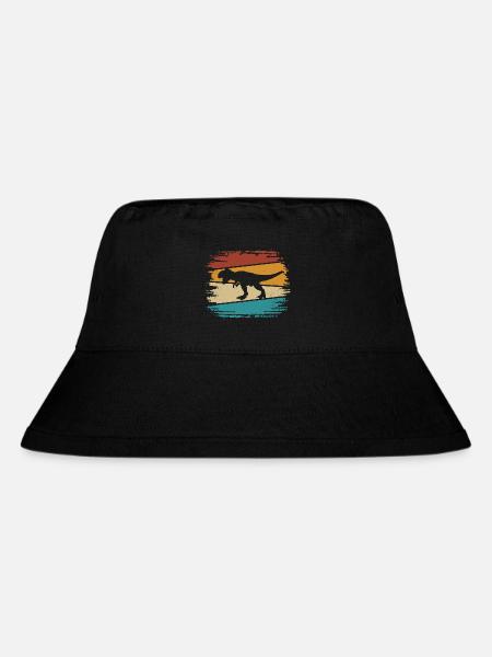 T Rex - Stanley/Stella recycelter Bucket Hat - Schwarz