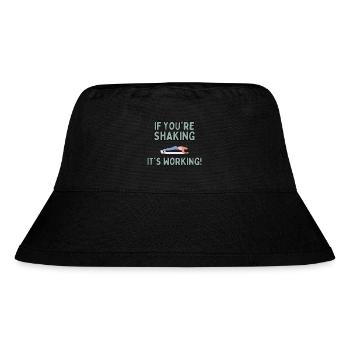 Funny Planking Pilates Fitness Workout Lover - Stanley/Stella Recycled Bucket Hat - black - Front