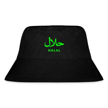 Halal حلال - Stanley/Stella recycelter Bucket Hat - Schwarz - Vorne