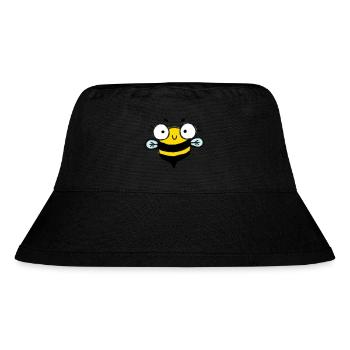 niedliche biene mädchen basic - Stanley/Stella recycelter Bucket Hat - Schwarz - Vorne