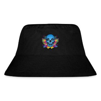Flower Head - Stanley/Stella recycelter Bucket Hat - Schwarz - Vorne