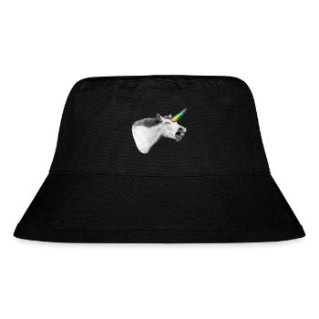 Dein innerer Einhorn-Dämon brüllt - Stanley/Stella recycelter Bucket Hat - Schwarz - Vorne
