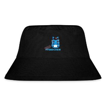 ! Brrr Pferdchen - Winter Pony - Stanley/Stella recycelter Bucket Hat - Schwarz - Vorne