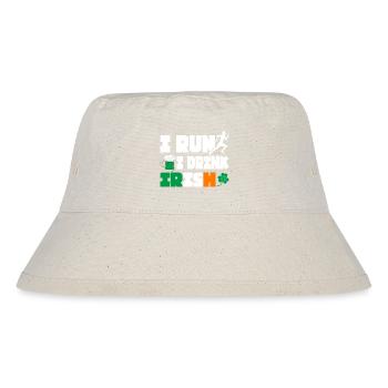 Je cours. Je bois. Irlandais. - Bob recyclé Stanley/Stella - blanc naturel - Devant