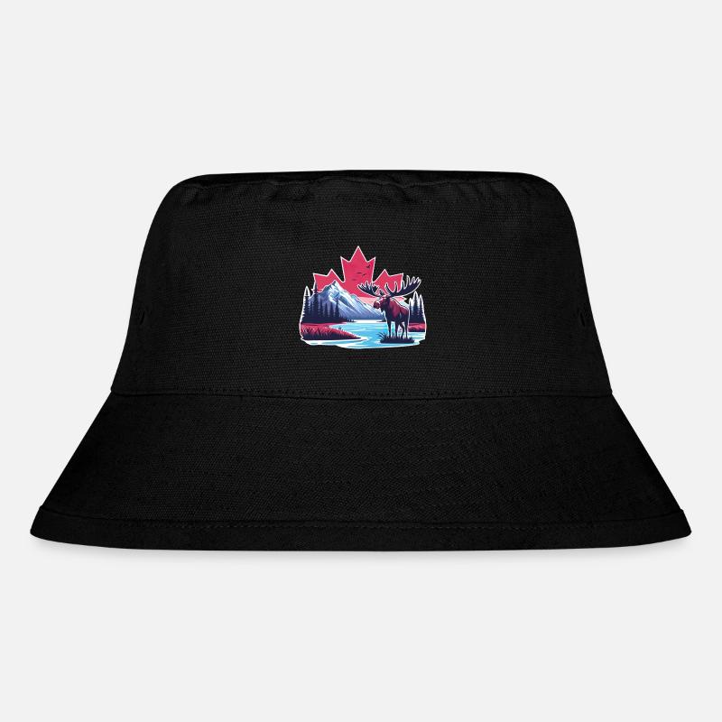 Canada 22 - Stanley/Stella Recycled Bucket Hat - black