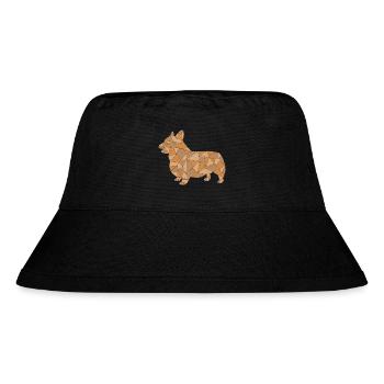 CORGI geometric - Stanley/Stella Recycled Bucket Hat - black - Front