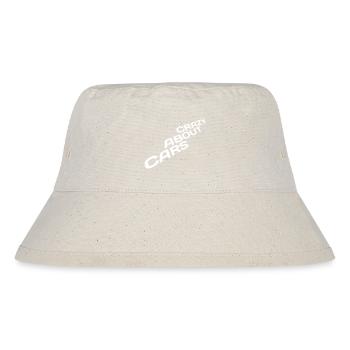Crazy About Cars Cool Saying Love Racing Car Driving - Stanley/Stella Recycled Bucket Hat - natural - Front