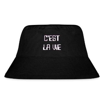C'est la vie - Stanley/Stella Recycled Bucket Hat - black - Front
