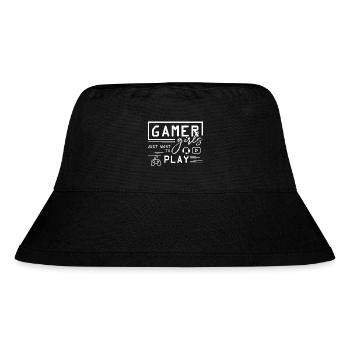 Gamergirl Play - Stanley/Stella recycelter Bucket Hat - Schwarz - Vorne