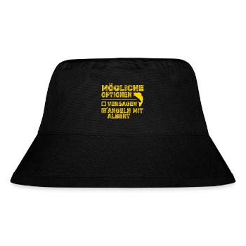 Geschenk für Albert - Stanley/Stella recycelter Bucket Hat - Schwarz - Vorne