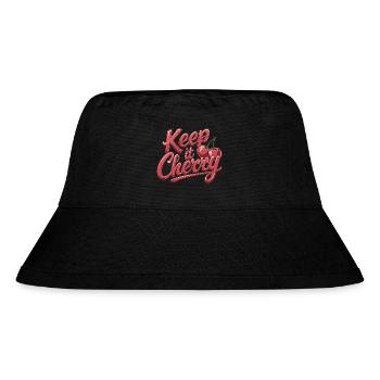 Keep It Cherry Cherries pour un fan de cerise - Bob recyclé Stanley/Stella - noir - Devant