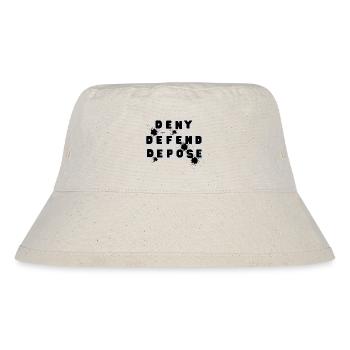 VERWEIGERN VERTEIDIGEN ABSETZEN - Stanley/Stella recycelter Bucket Hat - Naturweiß - Vorne