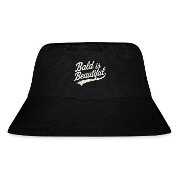 Männer Glatze Geschenkidee Bald Is Beautiful - Stanley/Stella recycelter Bucket Hat - Schwarz - Vorne