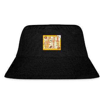 Comic-style sayings for encouragers - Stanley/Stella Recycled Bucket Hat - black - Front