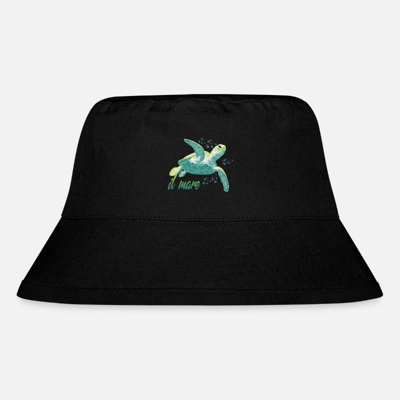 Il mare - Sea Turtle Ocean - Stanley/Stella Recycled Bucket Hat - black