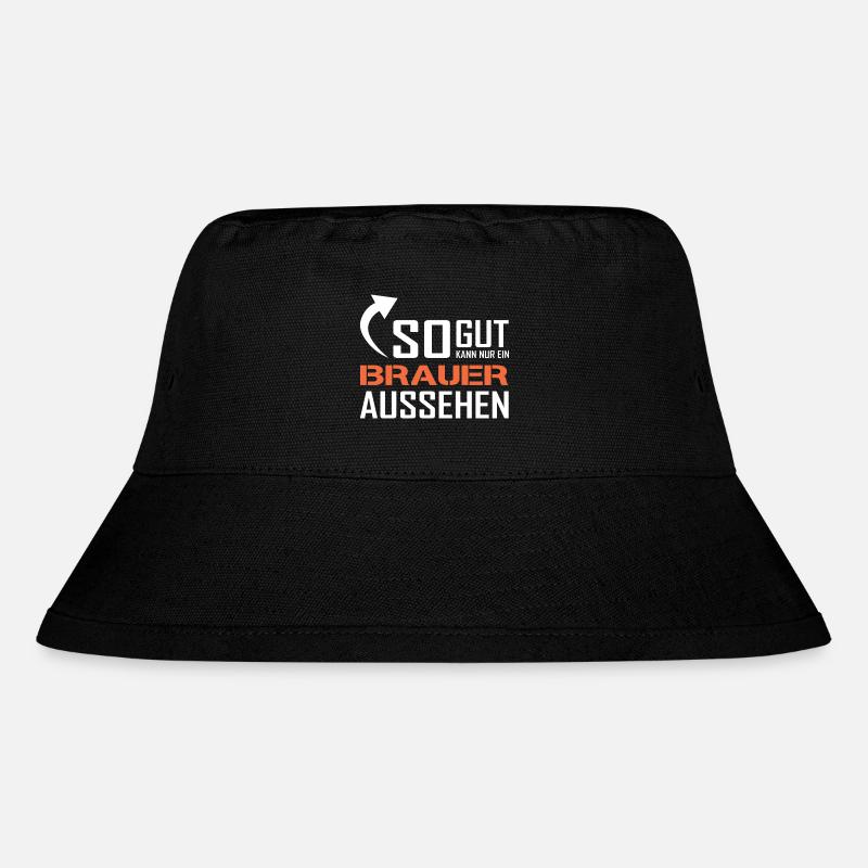 Only a brewer can look so good - Stanley/Stella Recycled Bucket Hat - black