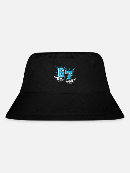 67 six seven - Stanley/Stella recycelter Bucket Hat - Schwarz