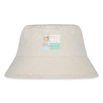 Krankenschwester Schwangerschaft Krankenhaus - Stanley/Stella recycelter Bucket Hat - Naturweiß - Vorne