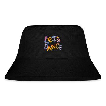 tanzende Buchstaben - Stanley/Stella recycelter Bucket Hat - Schwarz - Vorne