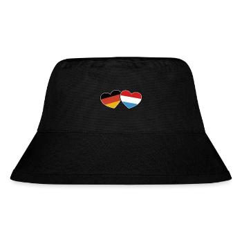 German Luxembourgish Friendship - Gift - Stanley/Stella Recycled Bucket Hat - black - Front