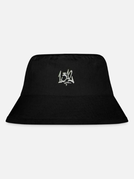 1312 - Stanley/Stella recycelter Bucket Hat - Schwarz