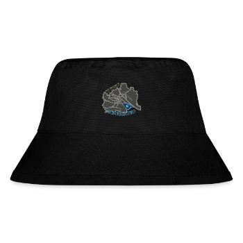 Wien Simmering - Stanley/Stella recycelter Bucket Hat - Schwarz - Vorne