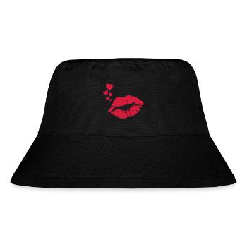 kiss_02 - Stanley/Stella Recycled Bucket Hat - black - Front