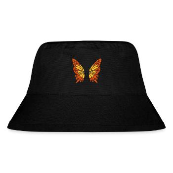 Papillon Fluegel Motif - Bob recyclé Stanley/Stella - noir - Devant