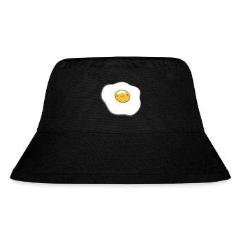 Oeuf au plat avec visage - Bob recyclé Stanley/Stella - noir - Devant