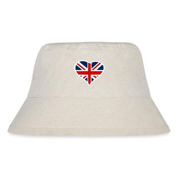 Union Jack - Stanley/Stella Recycled Bucket Hat - natural - Front
