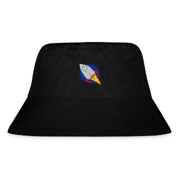 Rakete - Stanley/Stella recycelter Bucket Hat - Schwarz - Vorne
