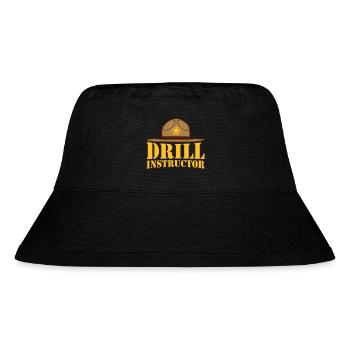 Drill Instructor Sheriff - Stanley/Stella recycelter Bucket Hat - Schwarz - Vorne