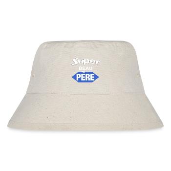T-shirt Super Beau Pere Logo - Bob recyclé Stanley/Stella - blanc naturel - Devant