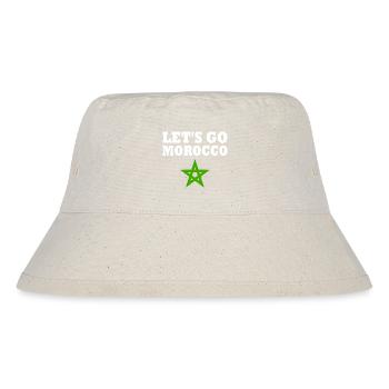 Marokko - Stanley/Stella recycelter Bucket Hat - Naturweiß - Vorne
