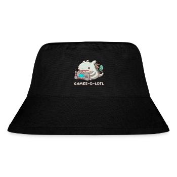 Axolotl Zocken Controller Monster Konsole Süß Game - Stanley/Stella recycelter Bucket Hat - Schwarz - Vorne