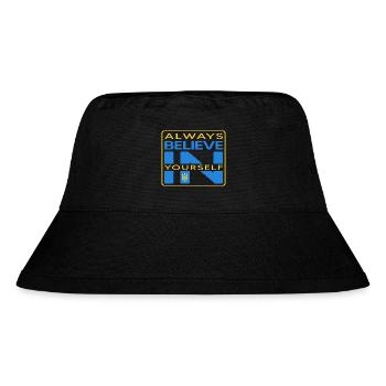UKRAINE "believe in ukraine" slava ukraini - Stanley/Stella Recycled Bucket Hat - black - Front