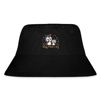 happy Mothersday - Stanley/Stella recycelter Bucket Hat - Schwarz - Vorne