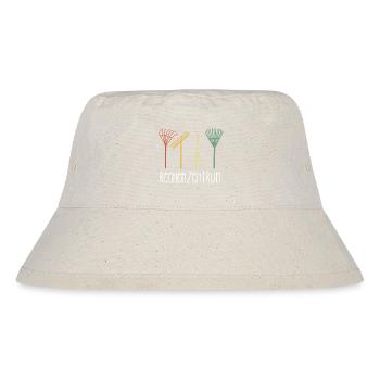 Gardener Gift Idea Rechenzentrum Hobbygardener - Stanley/Stella recycelter Bucket Hat - Naturweiß - Vorne