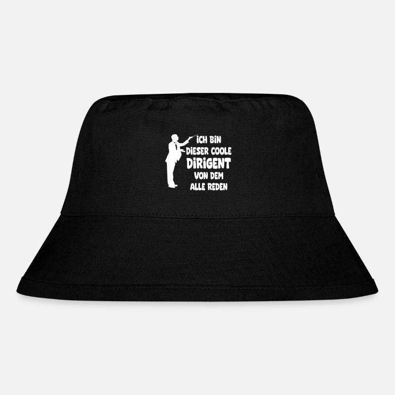 Musiker Dirigent - Lustiges Beruf Spruch Dirigent - Stanley/Stella recycelter Bucket Hat - Schwarz
