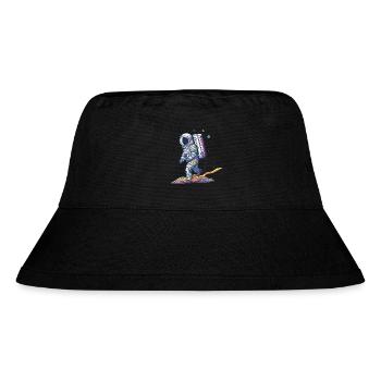 Astronaut - Stanley/Stella Recycled Bucket Hat - black - Front