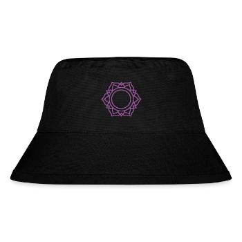 PEACE-HARMONY | 7th Sahasrara Chakra or Crown - Stanley/Stella Recycled Bucket Hat - black - Front