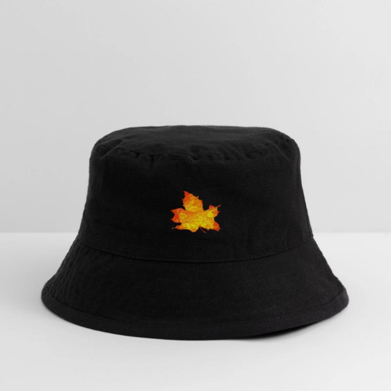 Polygonal Autumn Maple Tree Leaf Poly Art Stanley/Stella Recycled Bucket Hat