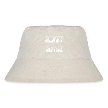 Heavy Metal - Stanley/Stella recycelter Bucket Hat - Naturweiß - Vorne