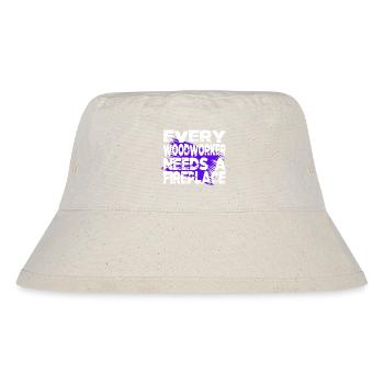 Dad Sayings Forest Work Carpenter Statement - Stanley/Stella Recycled Bucket Hat - natural - Front