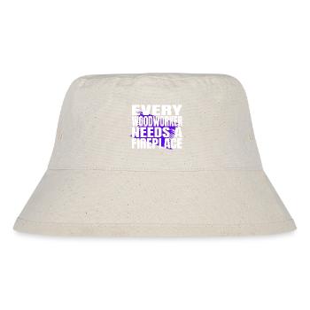 Funshirt Jackhammer Dad Funny Quote - Stanley/Stella Recycled Bucket Hat - natural - Front