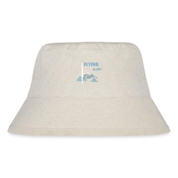 BESSER FLIEGEN - Stanley/Stella recycelter Bucket Hat - Naturweiß - Vorne