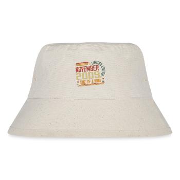 Awesome Since November 2009 Birthday Gift - Stanley/Stella Recycled Bucket Hat - natural - Front